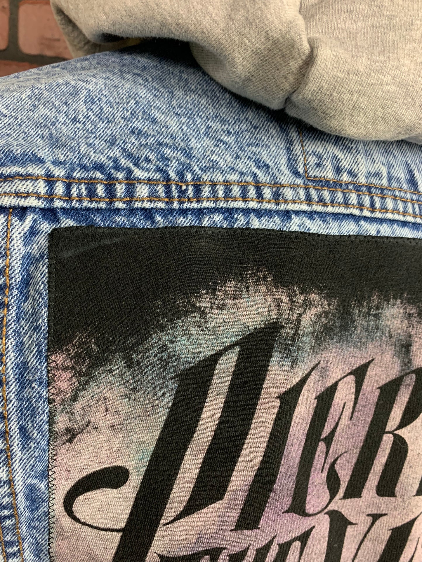 Pierce The Veil Denim Jacket Custom Rework Large