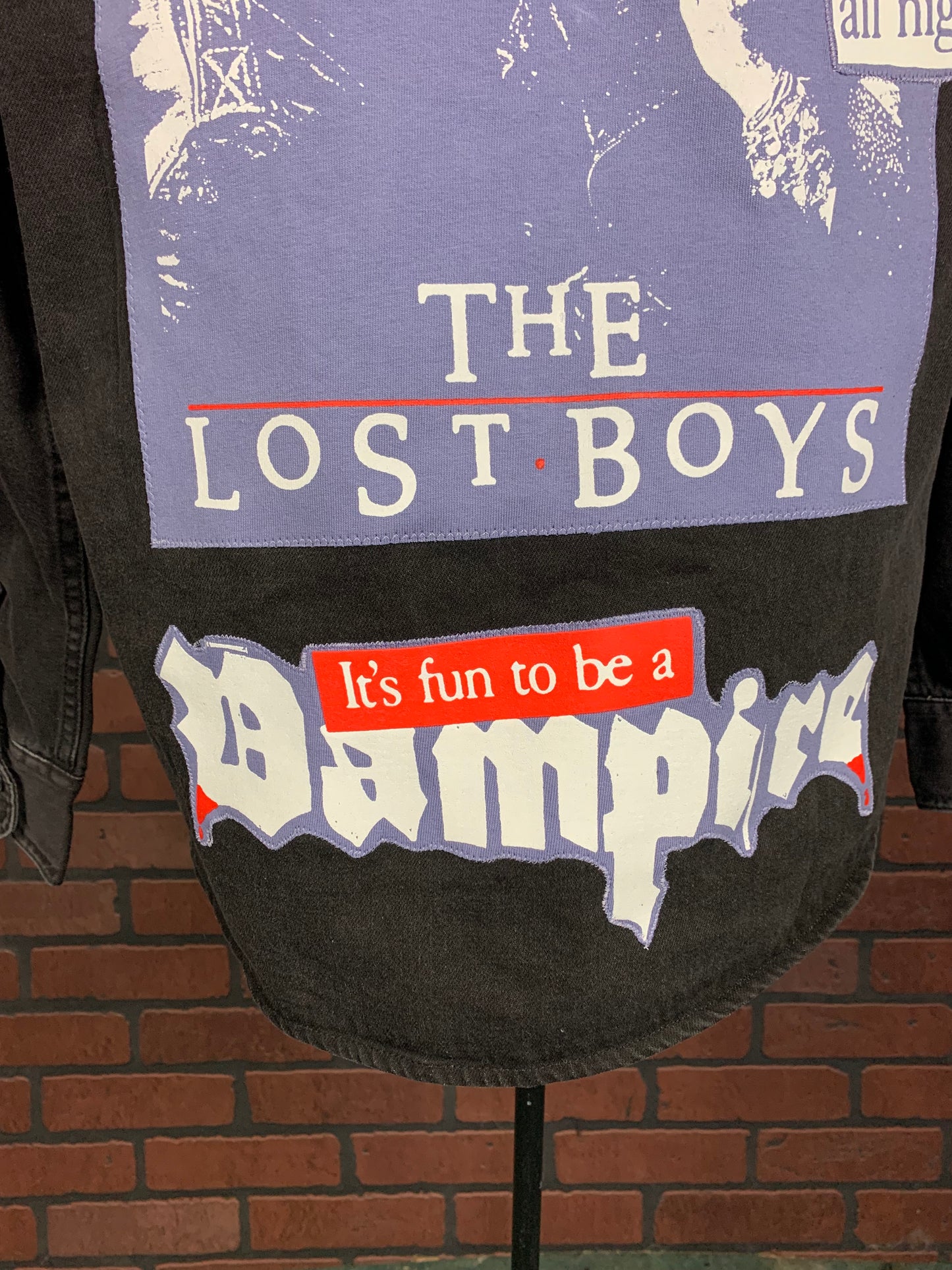 The Lost Boys Denim Shirt Custom Rework Large