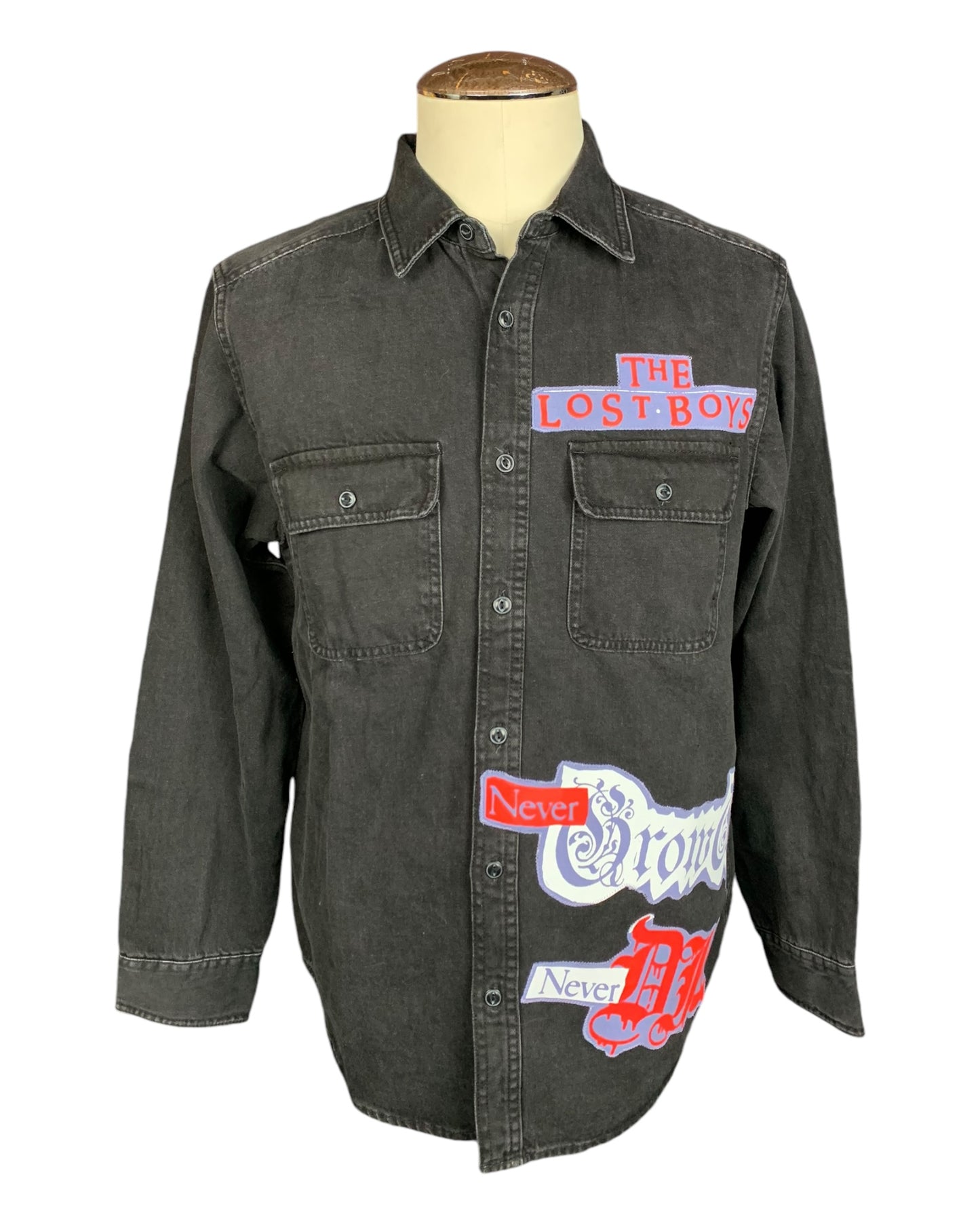 The Lost Boys Denim Shirt Custom Rework Large