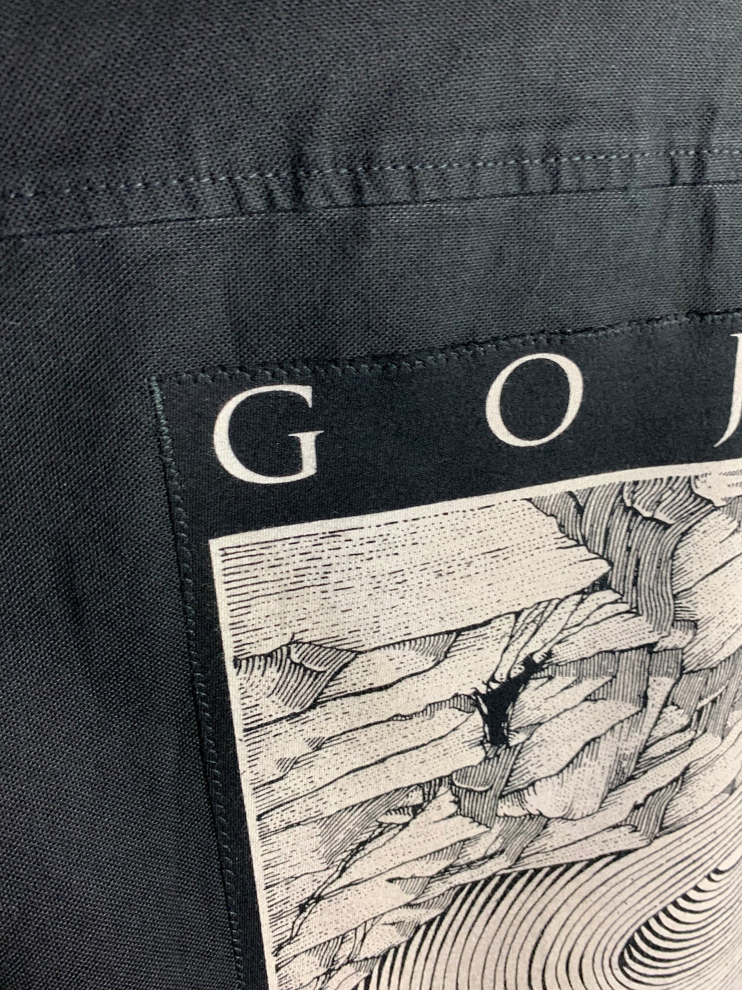 Gojira Denim Zip Up Jacket Custom Rework XL