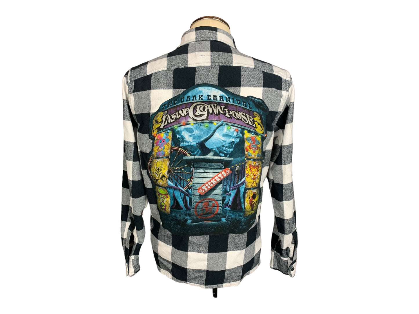 Insane Clown Posse Flannel Shirt Custom Rework Medium