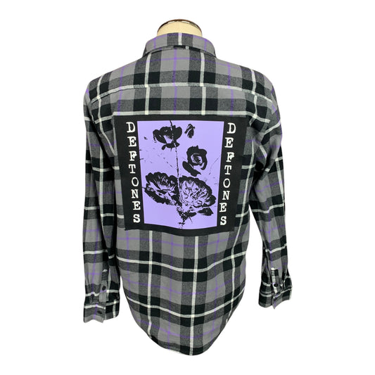 Deftones Flannel Shirt Custom Rework