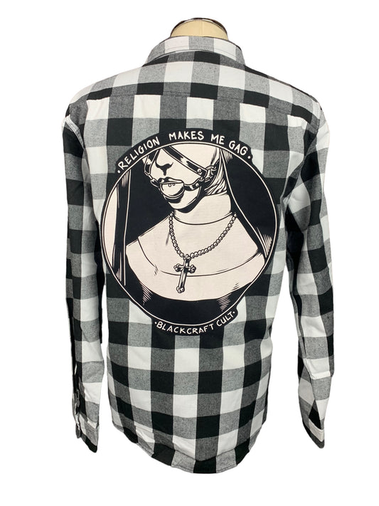 Blackcraft Cult Flannel Shirt Custom Rework XL