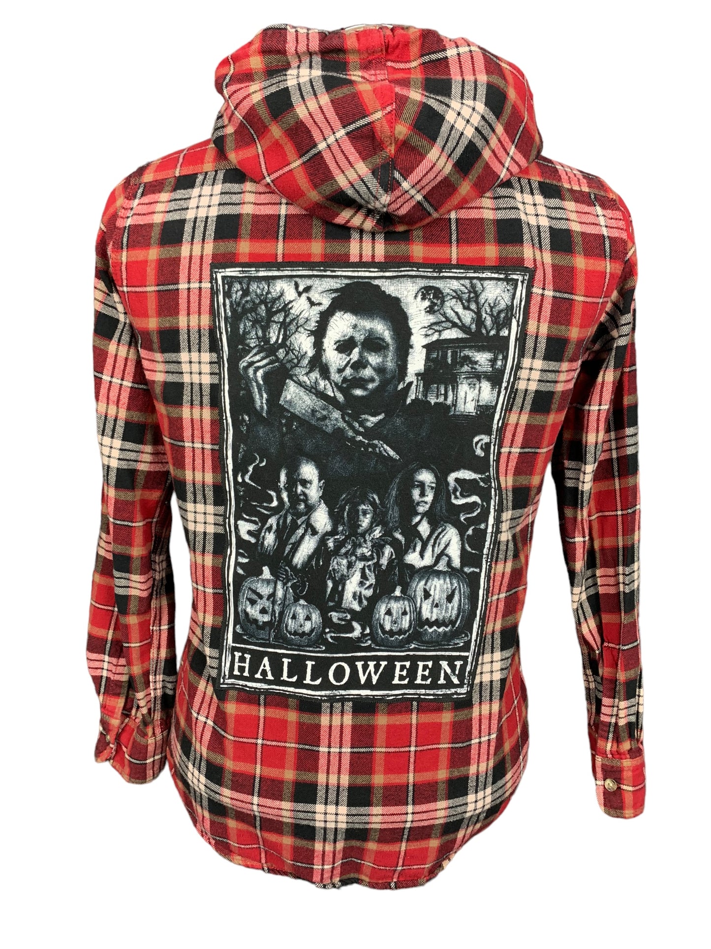 Halloween Horror Movie Flannel Custom Rework S