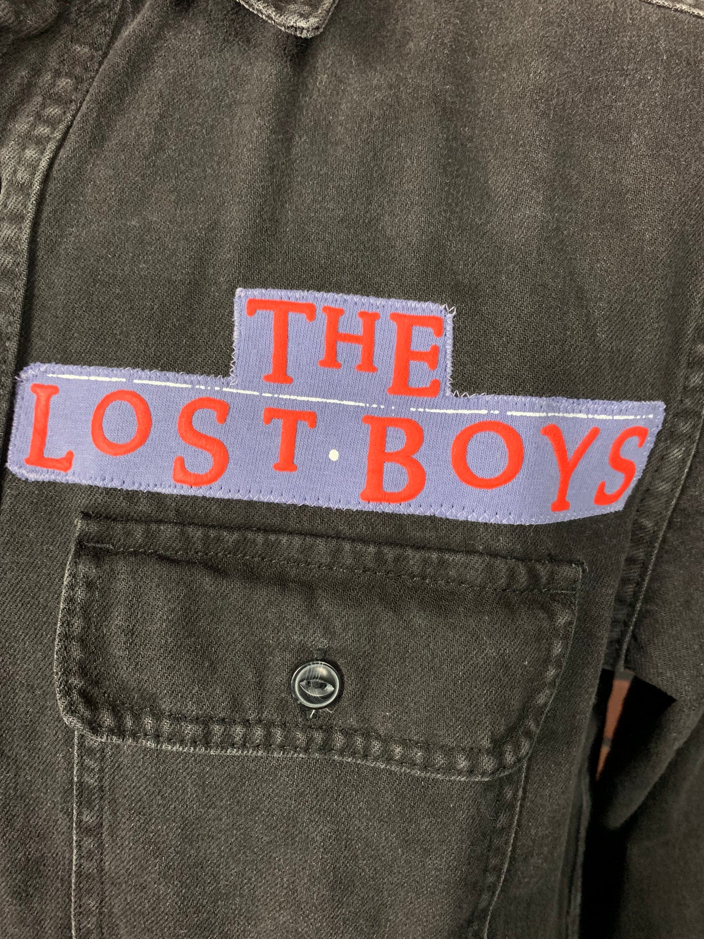 The Lost Boys Denim Shirt Custom Rework Large