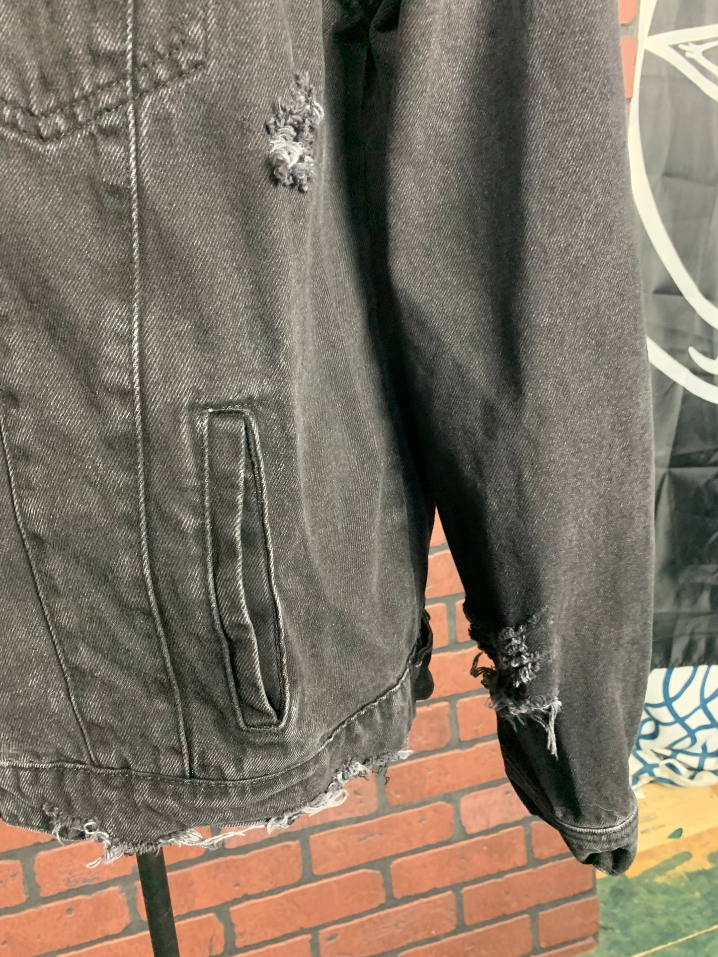 A Nightmare on Elm Street Jean Jacket Custom Rework L