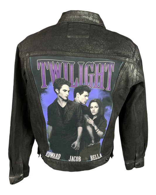 Twilight Sparkle Denim Jacket Custom Rework Large