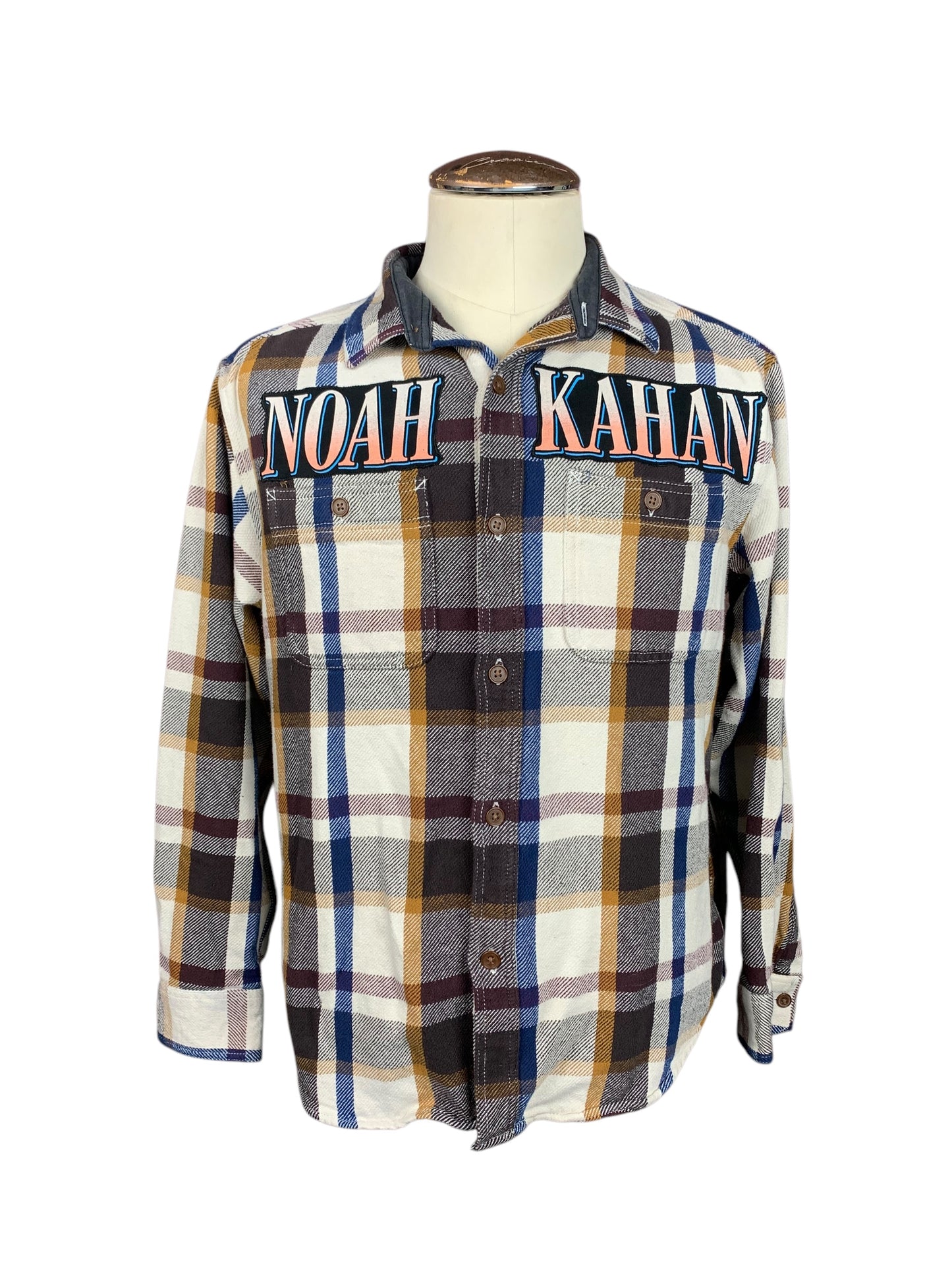 Noah Kahan Flannel Shirt Custom Rework Size XL