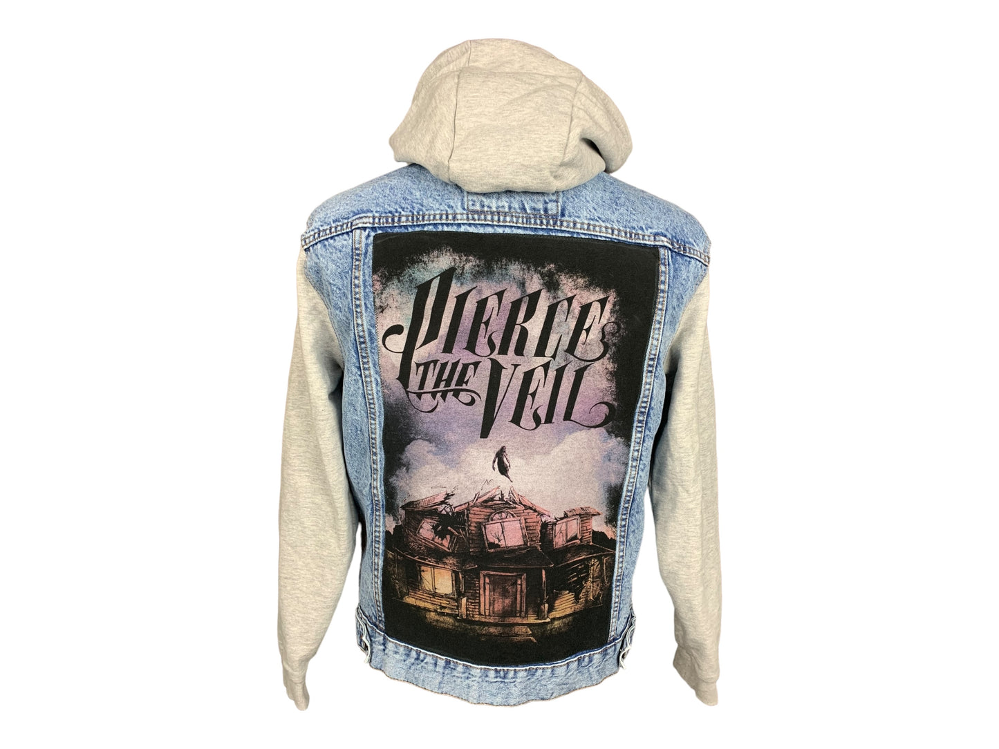 Pierce The Veil Denim Jacket Custom Rework Large