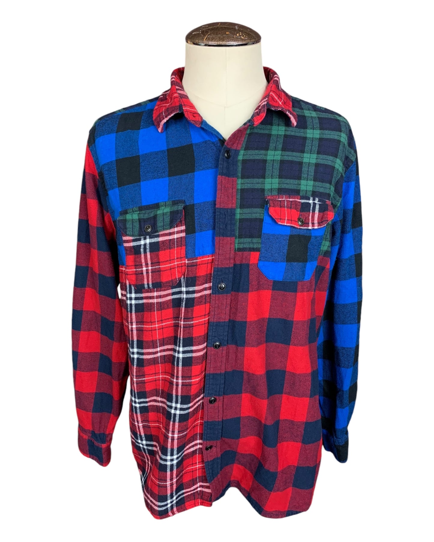 Stephen Kings IT flannel shirt custom rework XL