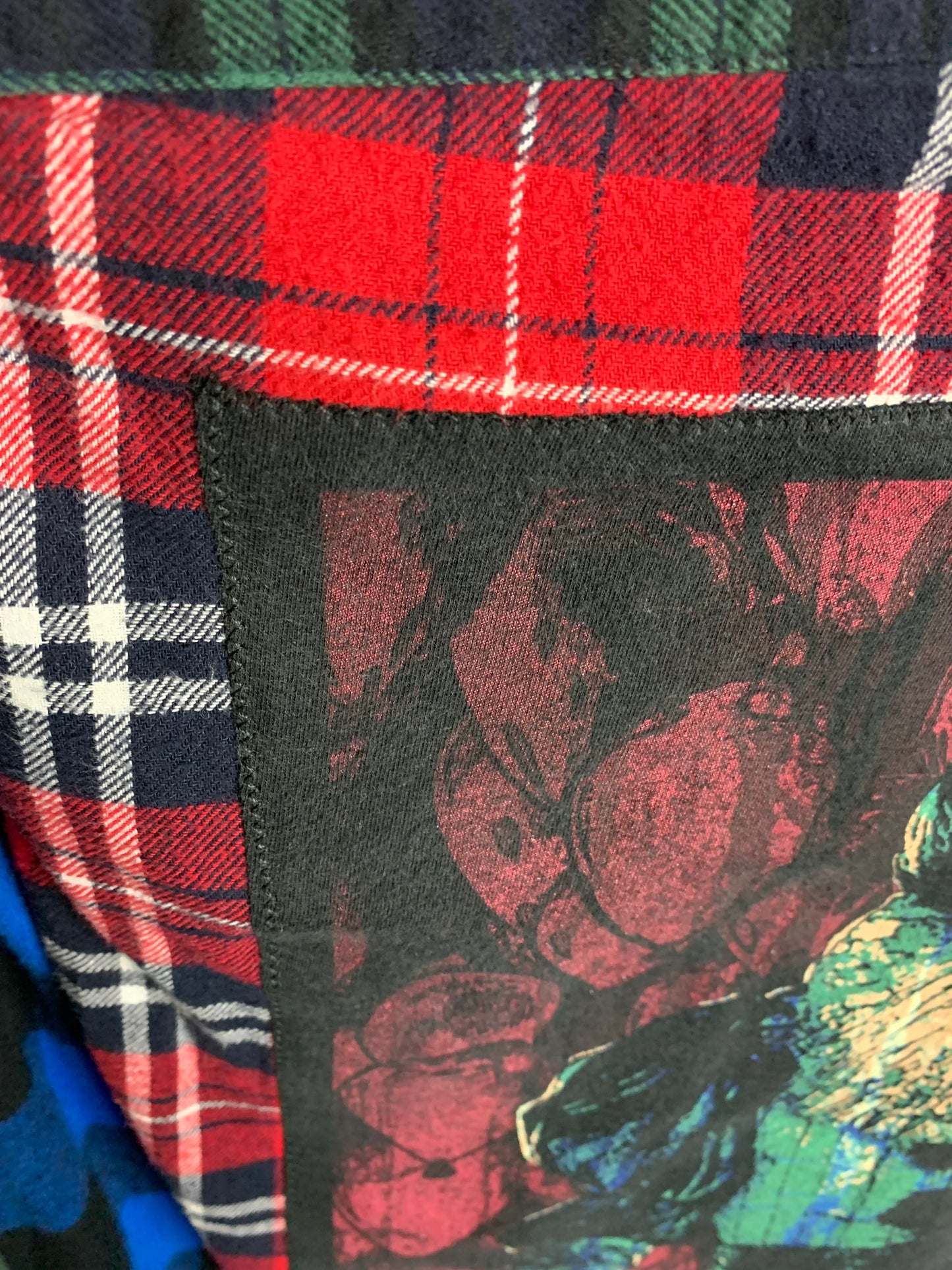 Stephen Kings IT flannel shirt custom rework XL