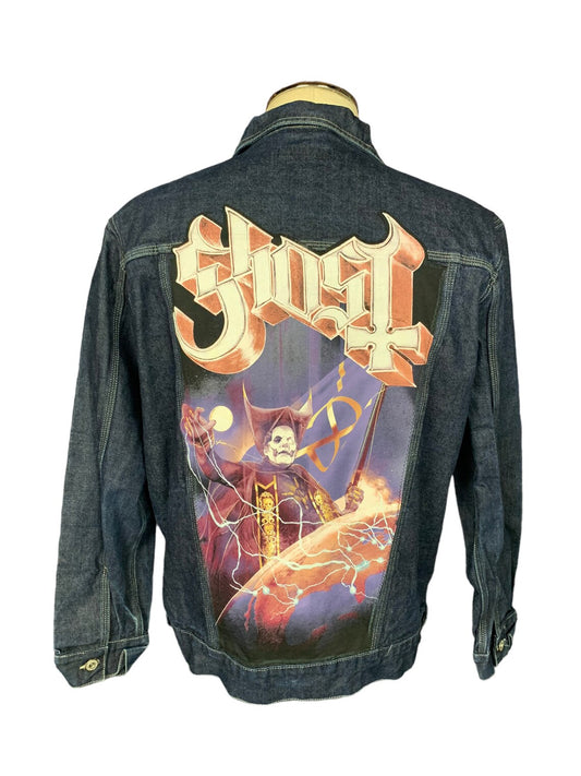 Ghost Denim Jacket Custom Rework M