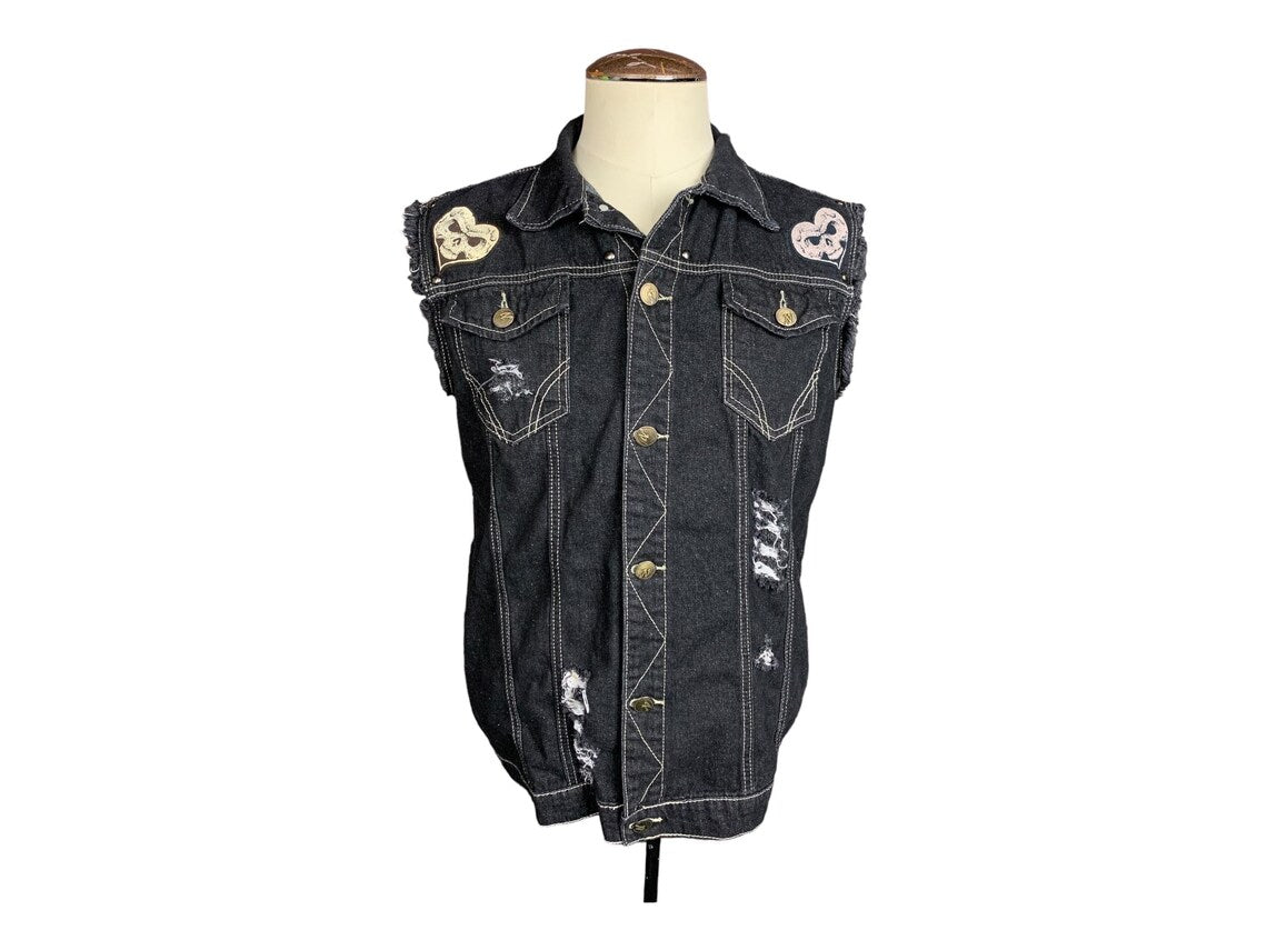 Alexisonfire Denim Vest Custom Rework XL