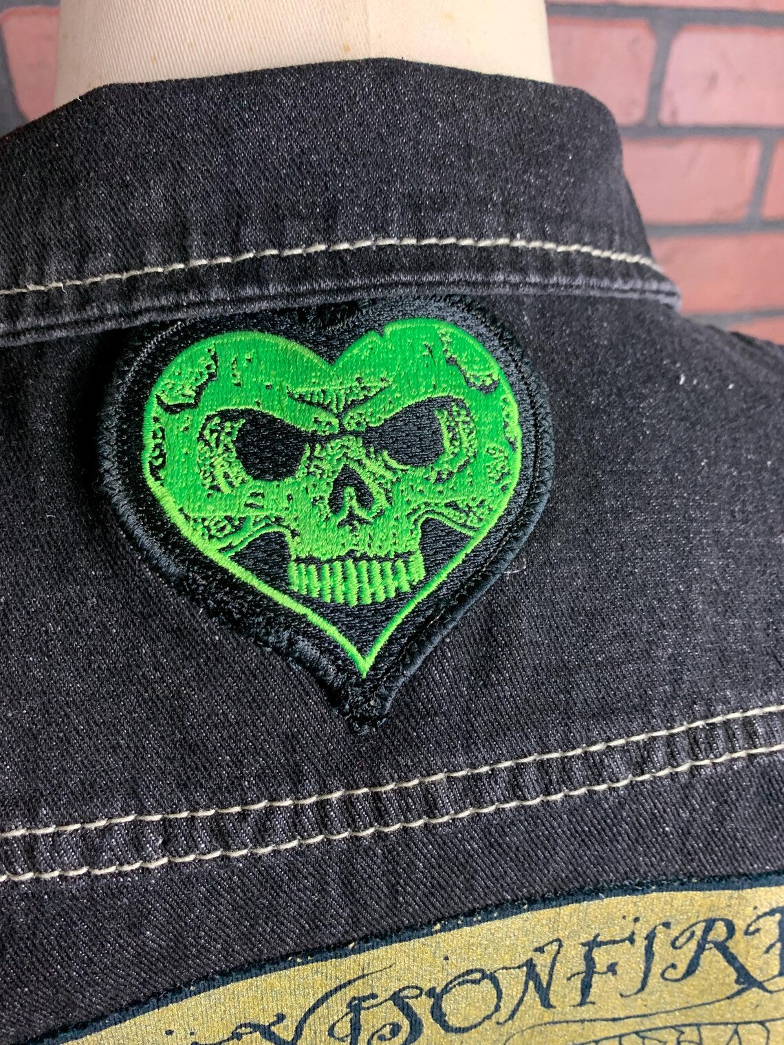 Alexisonfire Denim Vest Custom Rework XL