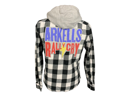 Arkells Flannel Shirt Custom Rework Medium