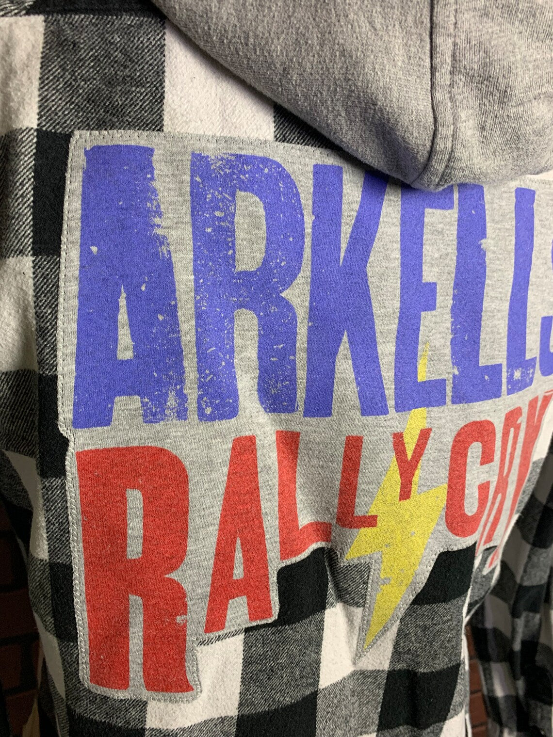 Arkells Flannel Shirt Custom Rework Medium