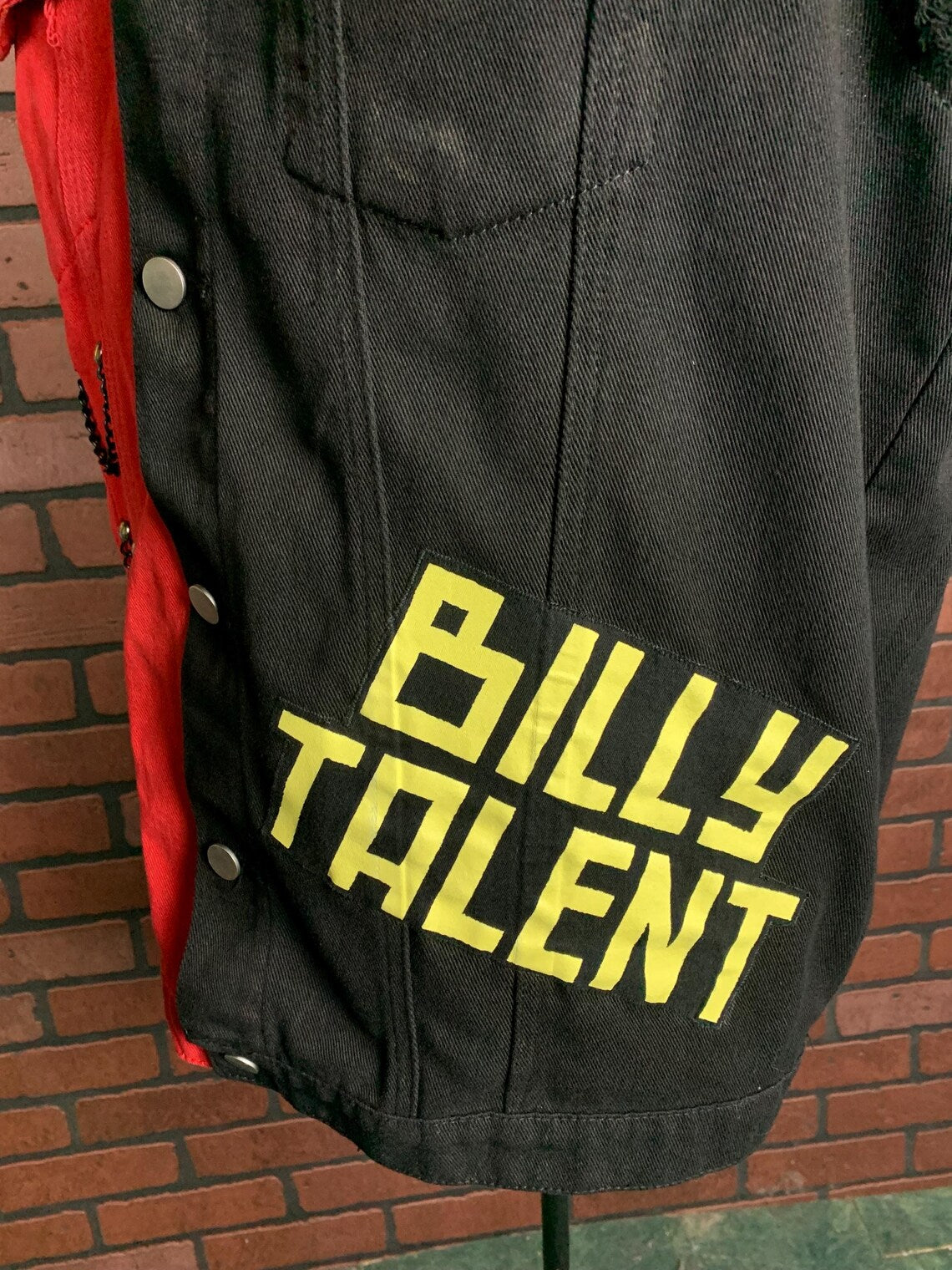 Billy Talent Denim Vest Custom Rework XL