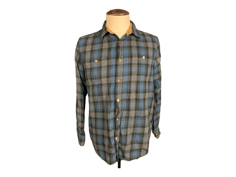 Ghost Flannel Shirt Custom Rework Large