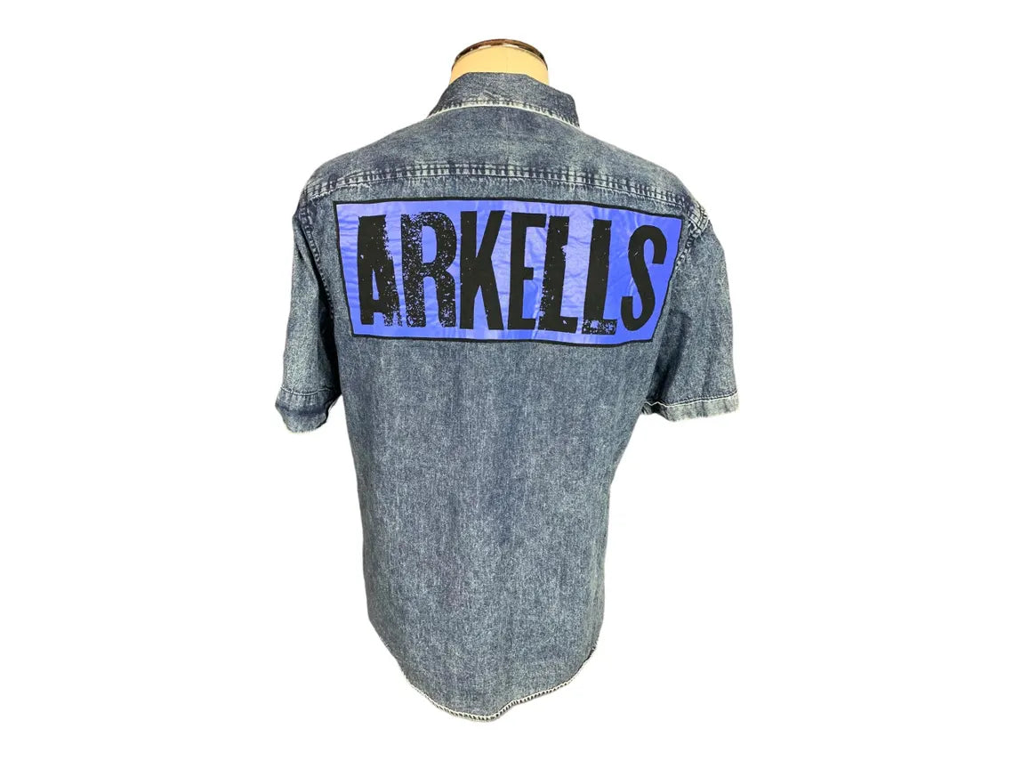 Arkells Denim Shirt Custom Rework XL