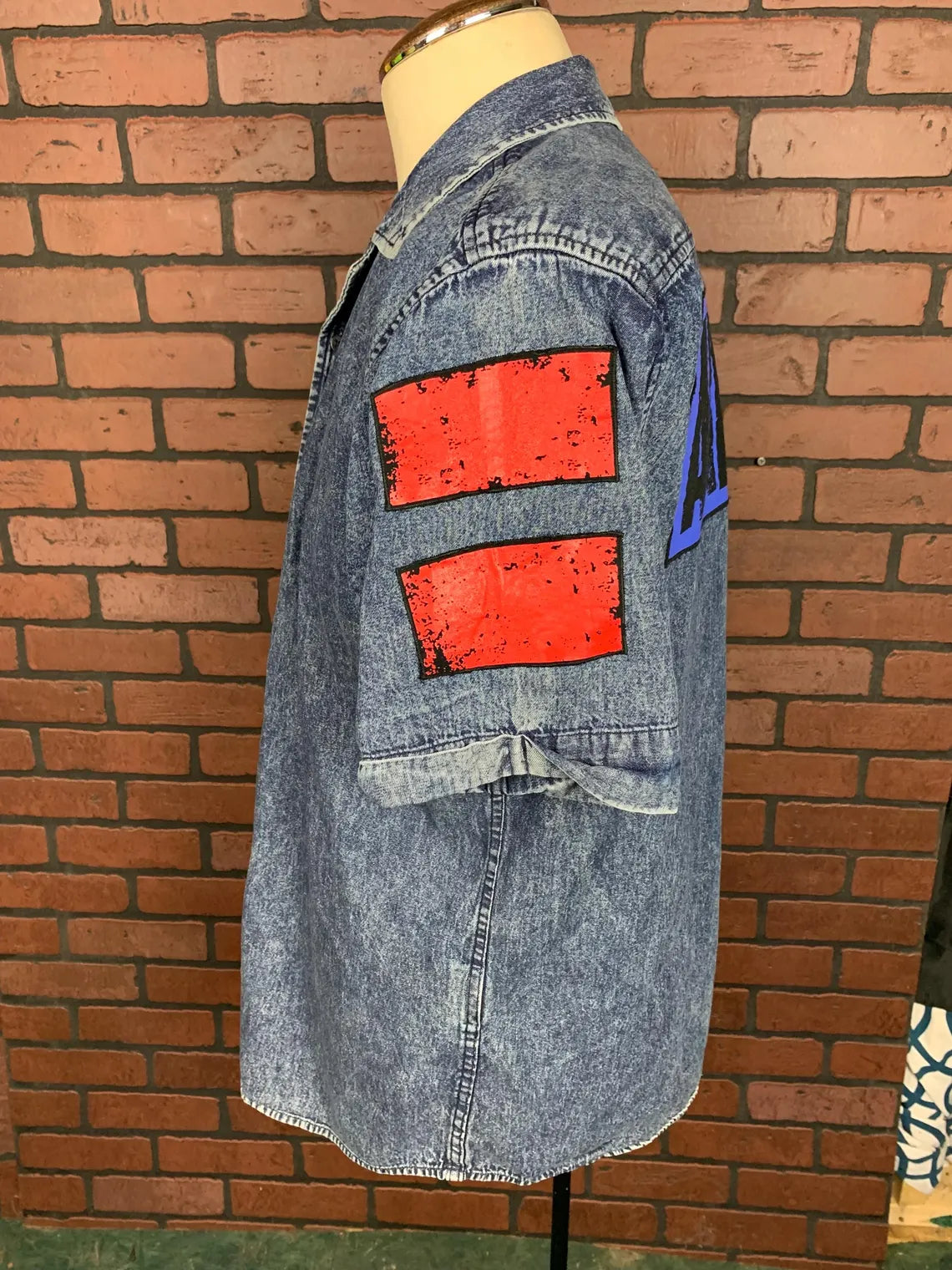 Arkells Denim Shirt Custom Rework XL