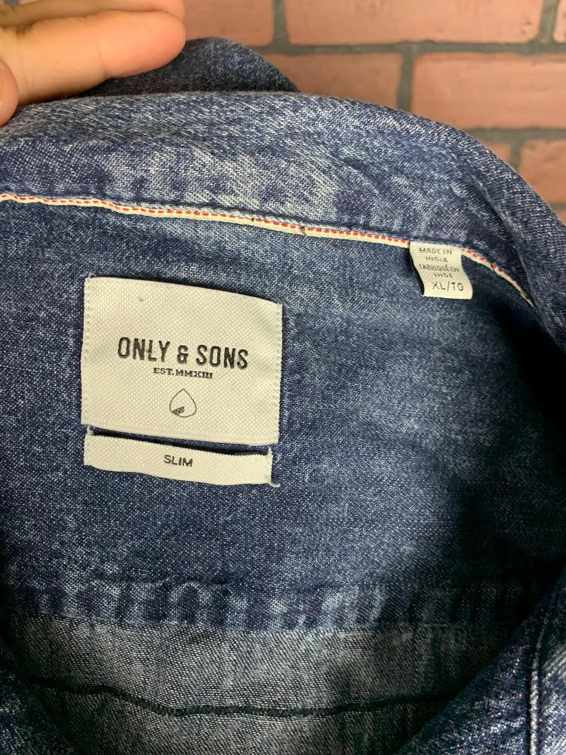 Arkells Denim Shirt Custom Rework XL