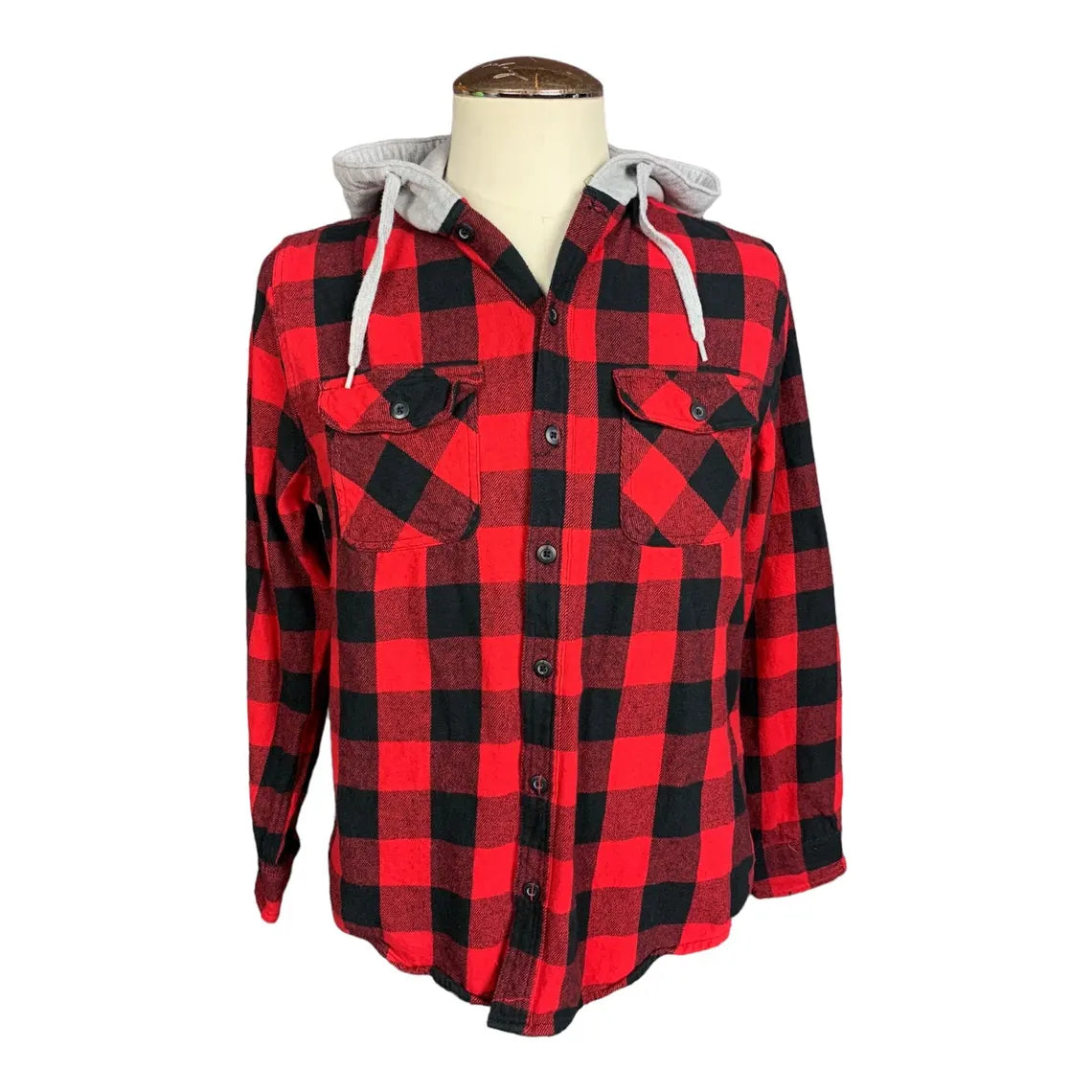 Bride of Chucky Hooded Flannel Shirt Custom Rework Large