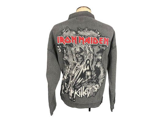 Iron Maiden "Killers" Jean Jacket Custom Rework OS Large