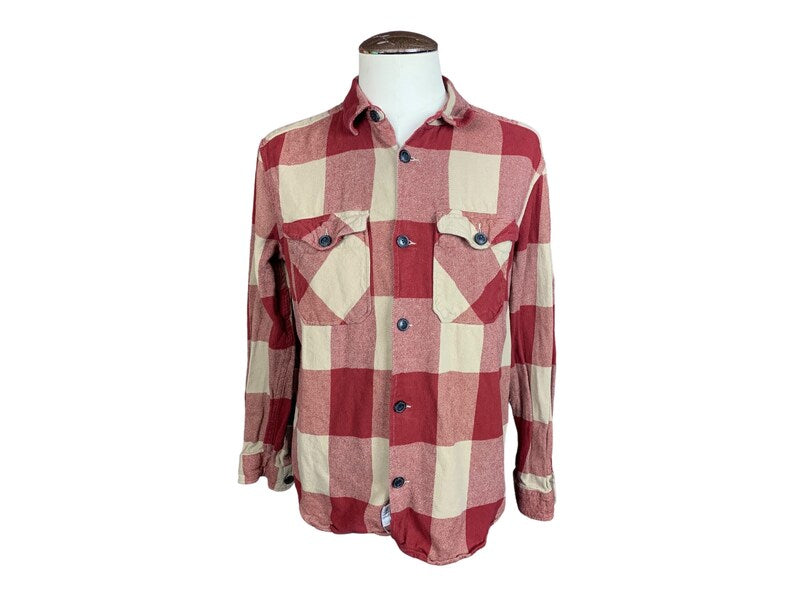 Walk Off The Earth Flannel Shirt Custom Rework XL